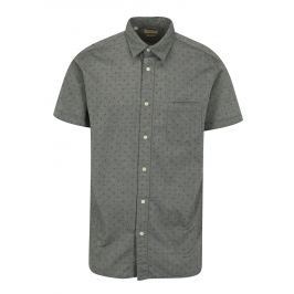 Šedá vzorovaná slim fit košile Selected Homme Fabian