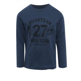 Tmavě modré klučičí tričko s potiskem Blue Seven