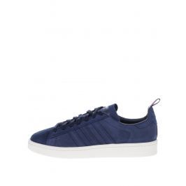 Tmavě modré pánské kožené tenisky adidas Originals Campus
