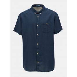 Modrá košile s náprsní kapsou Jack & Jones Portland