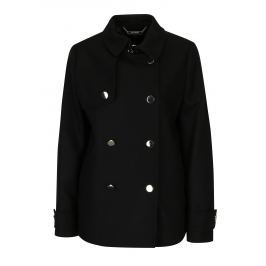 Černý dámský vlněný zimní kabát Tommy Hilfiger
