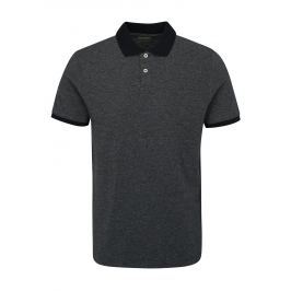 Tmavě modré polo tričko Selected Homme Slub