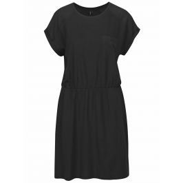 Černé šaty s krátkým rukávem VERO MODA Ava