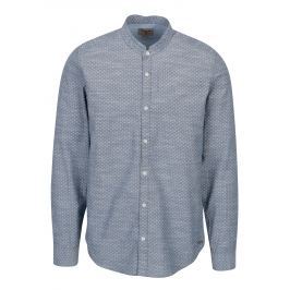 Modrá pánská vzorovaná košile Garcia Jeans Heren