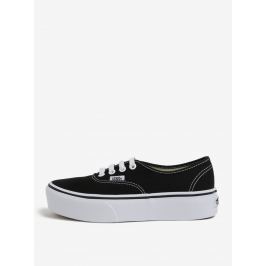 Černé dámské tenisky na platformě VANS Authentic