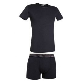Pánský set Enrico Coveri 1625B triko a boxerky