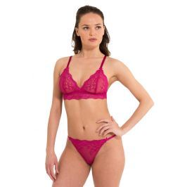 Set podprsenky Bralette a kalhotek Fuchsia