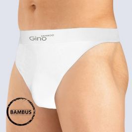 Pánská tanga Bamboo bílá