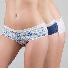 3 pack klasických kalhotek Kristie Blue